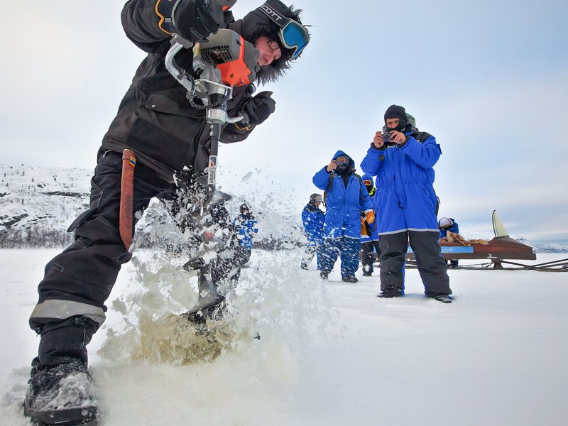 Explore ice fishing live casino